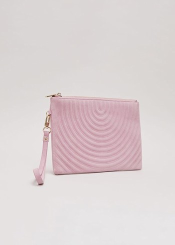 Phase Eight Stitch Detail Bags Pink Canada | UGJNKI-781